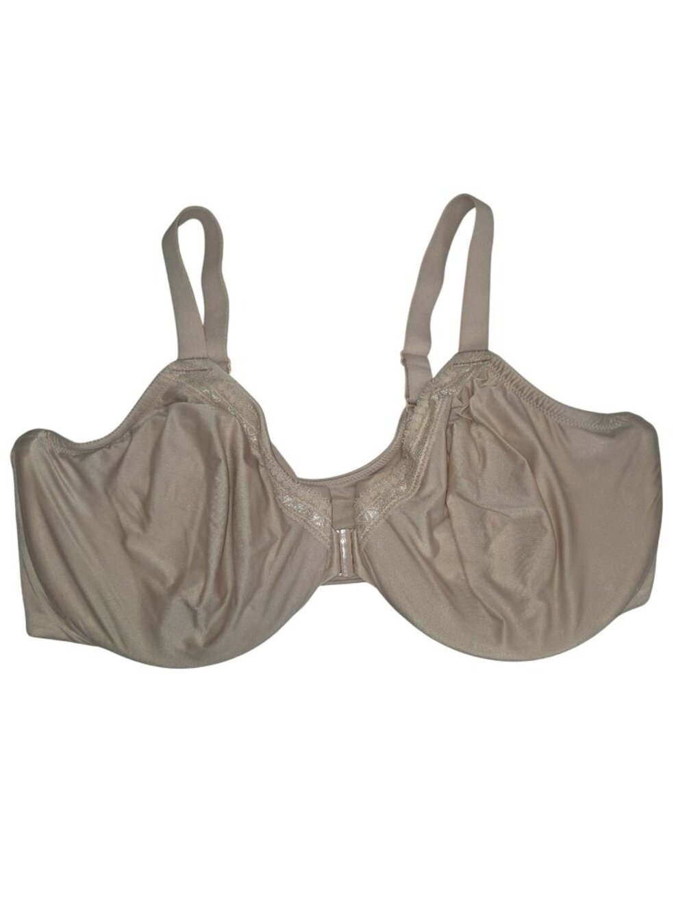Wacoal Style 855313 Front Close Underwire Bra Beige Size 40G 4597